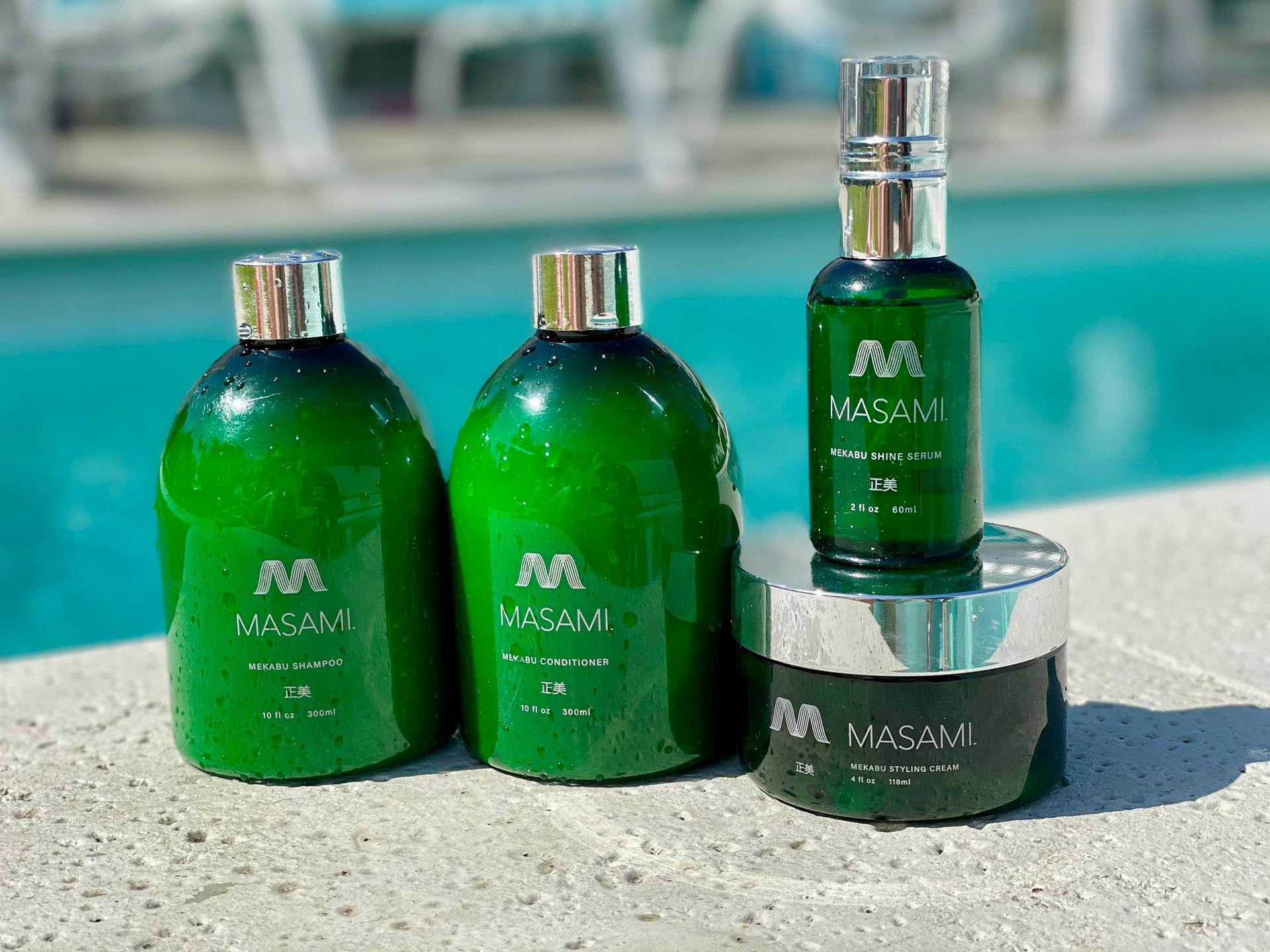 _MASAMI's hydrating haircare products_