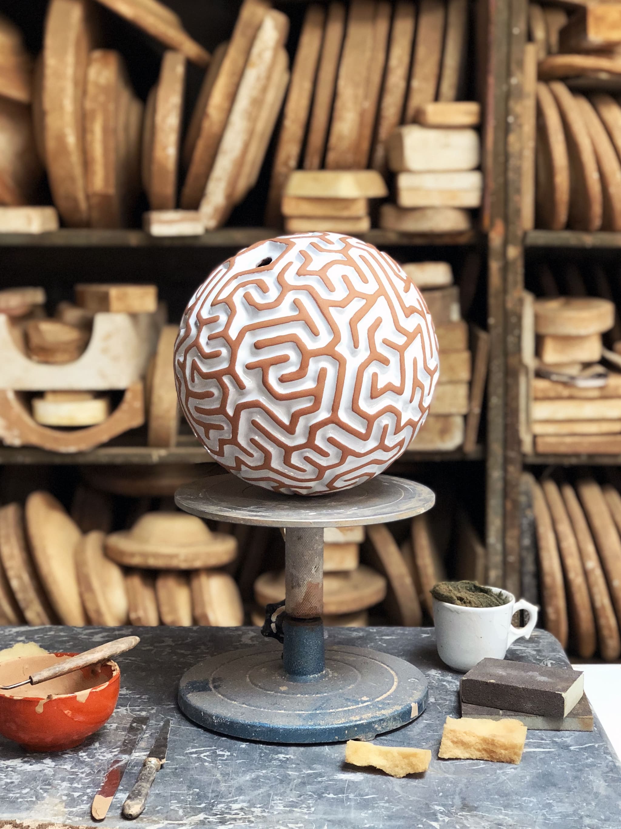  Gaia vase by Sénéquier 