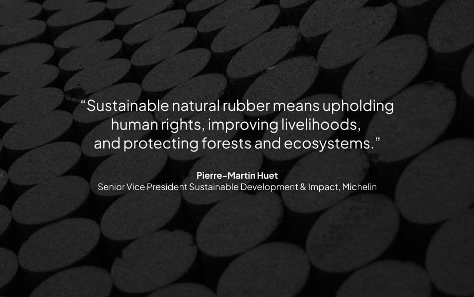 Black rubber material