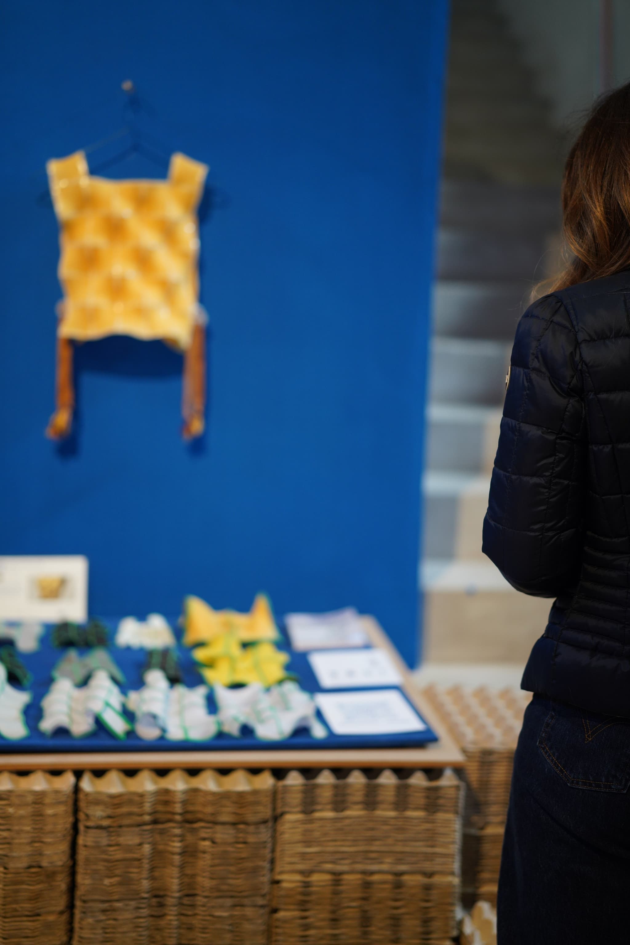  Shaghayegh's "teCHxtile" project displayed at Milan Design Week 2024 