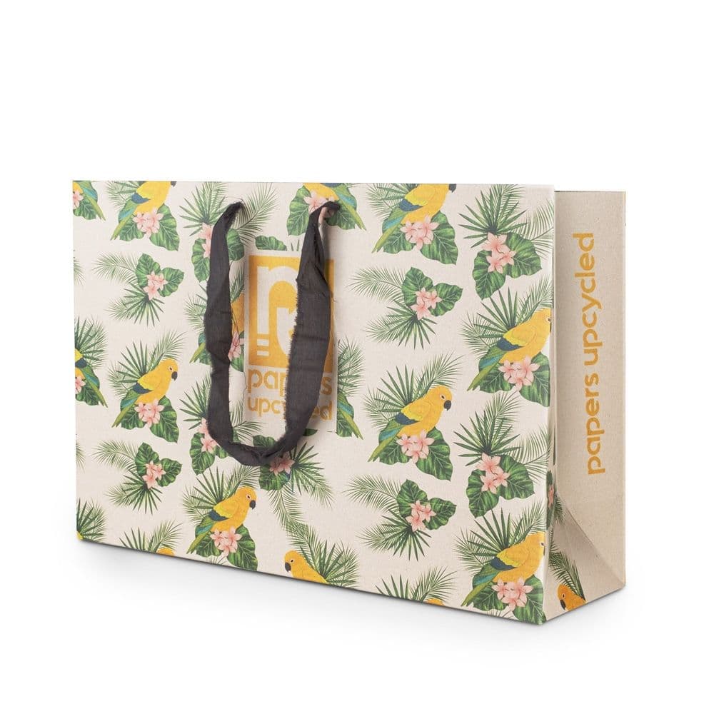  Carry bag made with upcycled paper (Source: [Papers Upcycled](https://papersupcycled.com/)) 