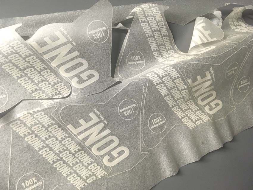   “Gone” mid laser-cut and -etch   (Photo by Lizzie Wright)