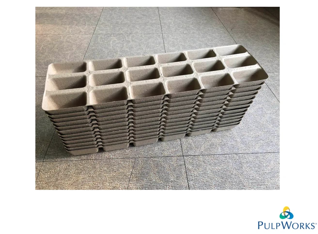  PulpWorks molded packaging (Source: [PulpWorks](https://pulpworksinc.com/pcr-paper/)) 