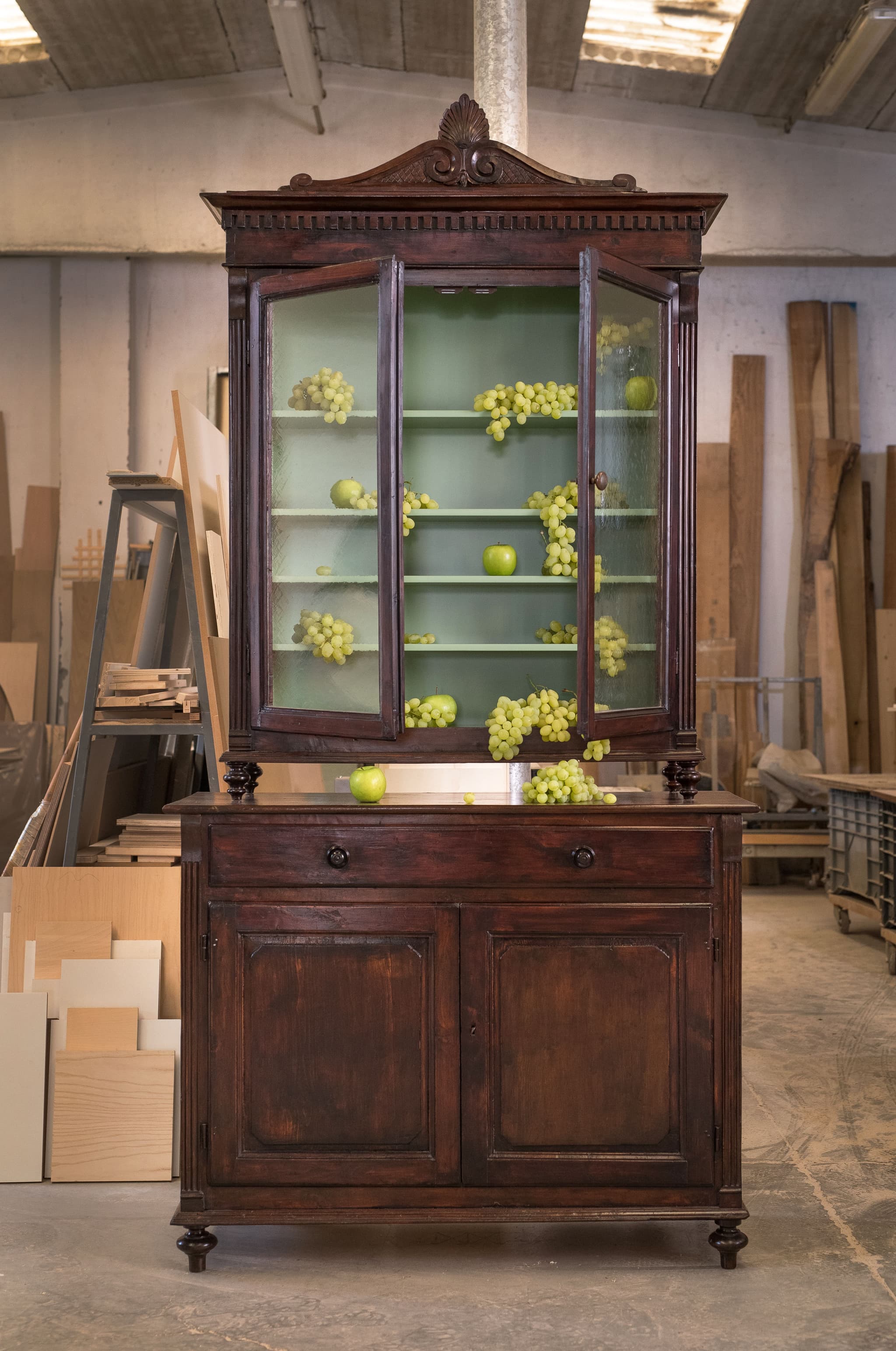 Sideboard Giacomo, ReDesign project, year 2016, producer Falegnameria 88