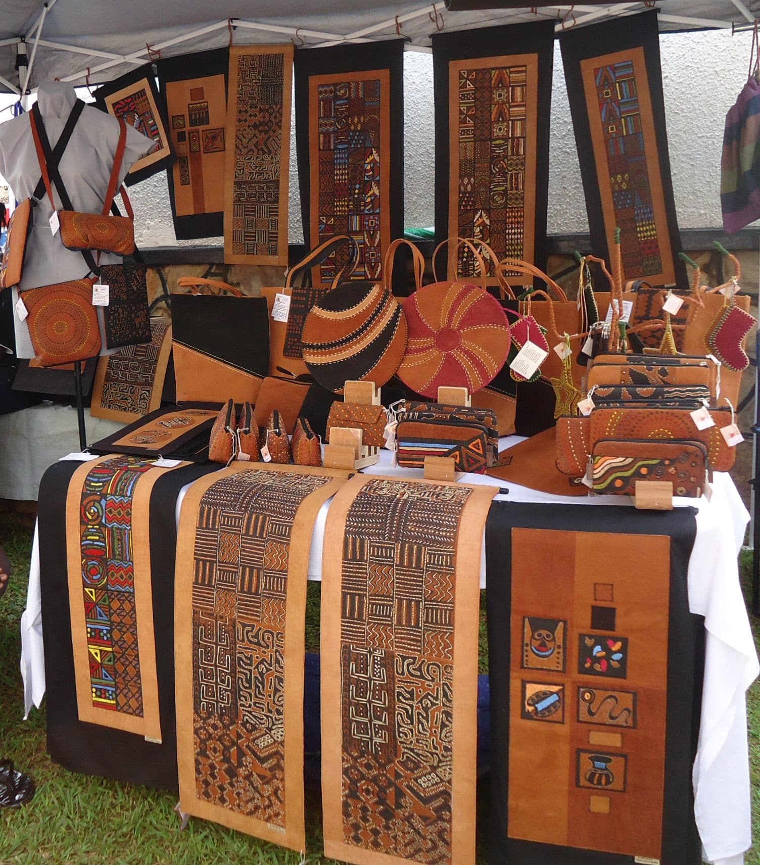 Final products from Barkcloth