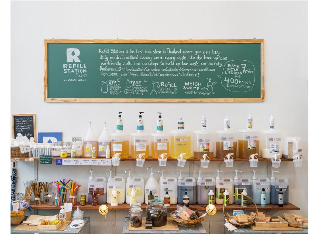 BYO containers and refill stations