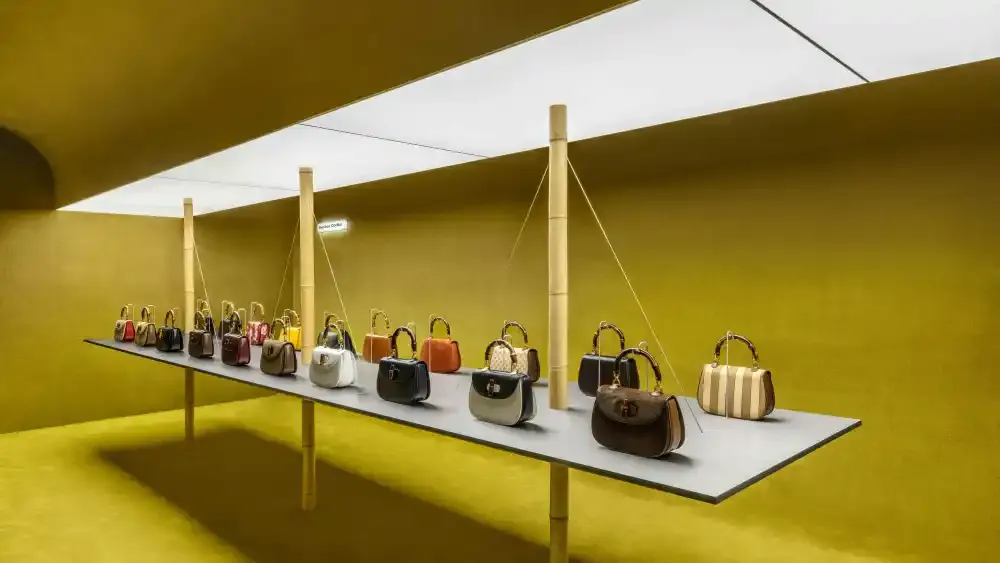 Gucci 's Bamboo Ecounters. Photo credit: WWD