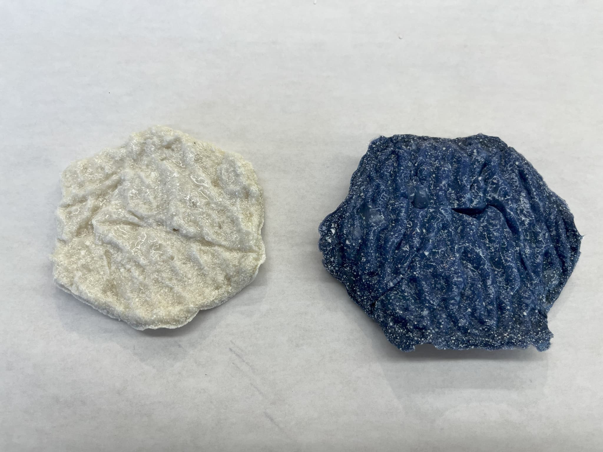 Eggshell-based tiles, Arch 754 Materials – Fall 2023. Student work: Hemang Shah.