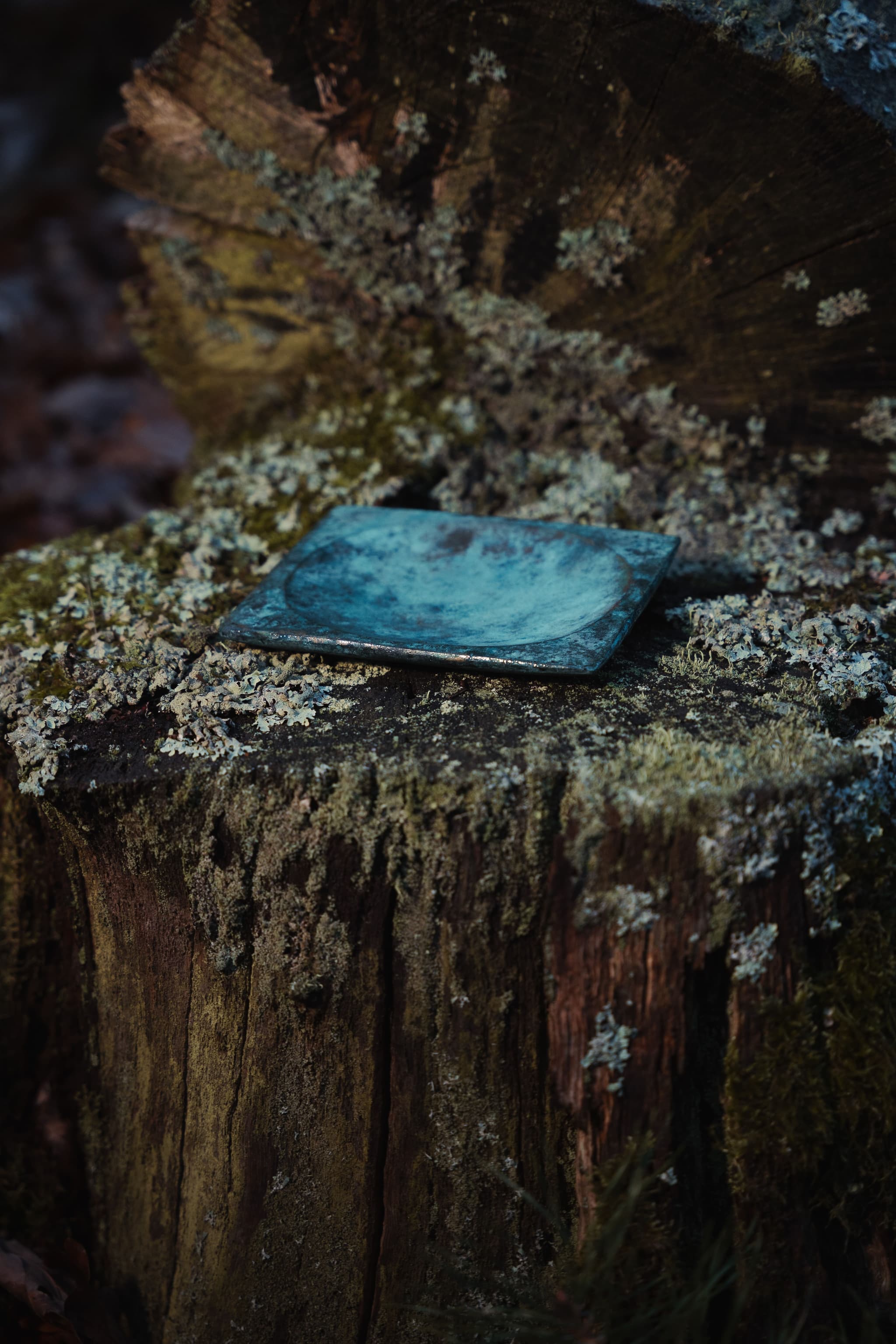 "Morocco Replica" - handcrafted Bronze patina finished tray.