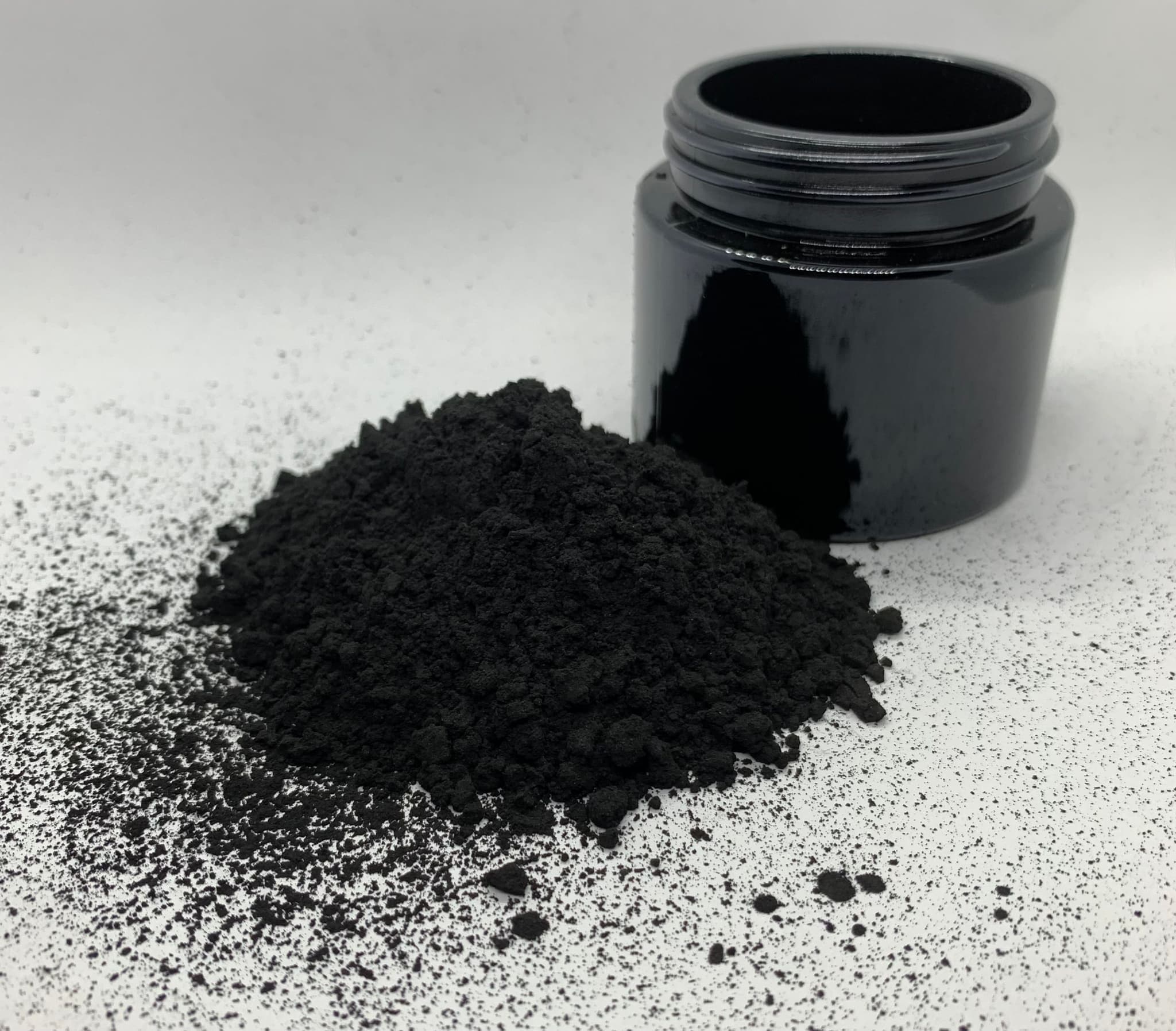 Dama Black powder. Photo courtesy of Dama BioPlastics.