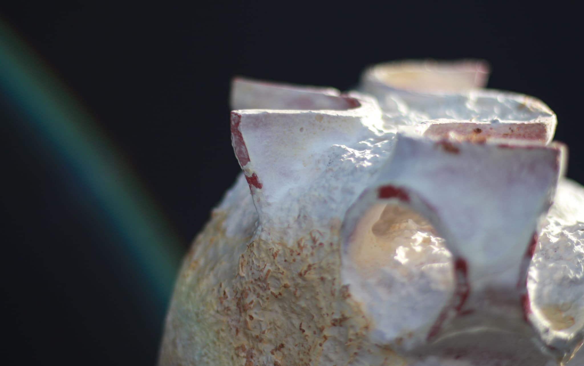 3D print of a minimal surface using wood-based filament and impregnated with mycelium. Investigation of combining the good mechanical properties of minimal surfaces with the good insulating properties of mycelium for architectural applications. | minimal surface: Schwartz-P (1)