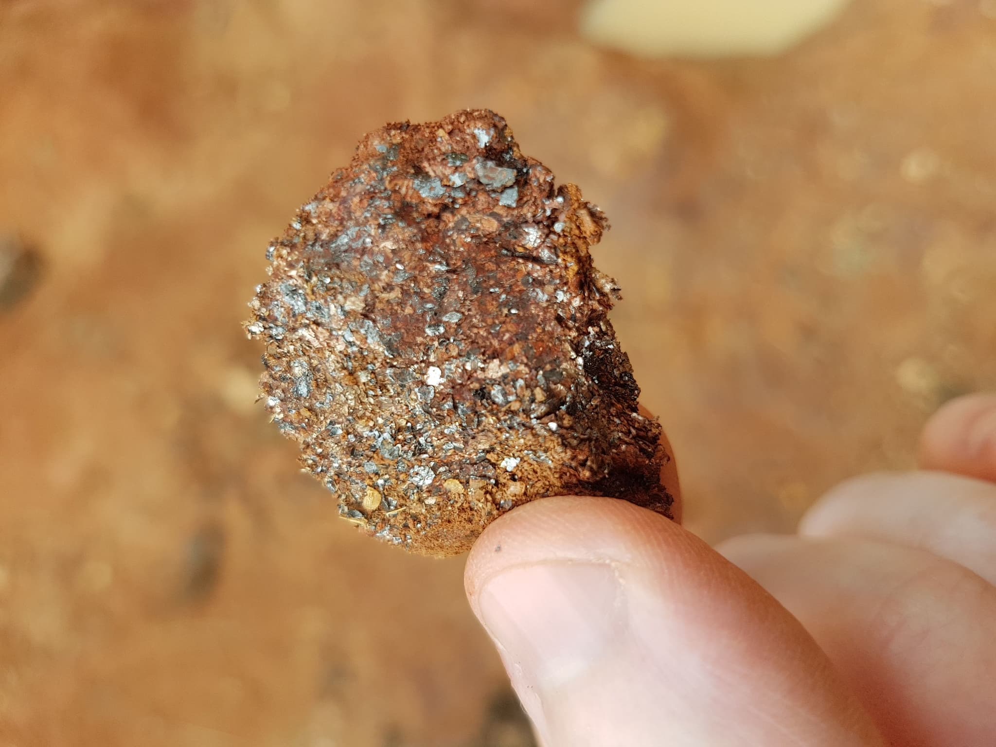 Example of Brazilian flake graphite ore