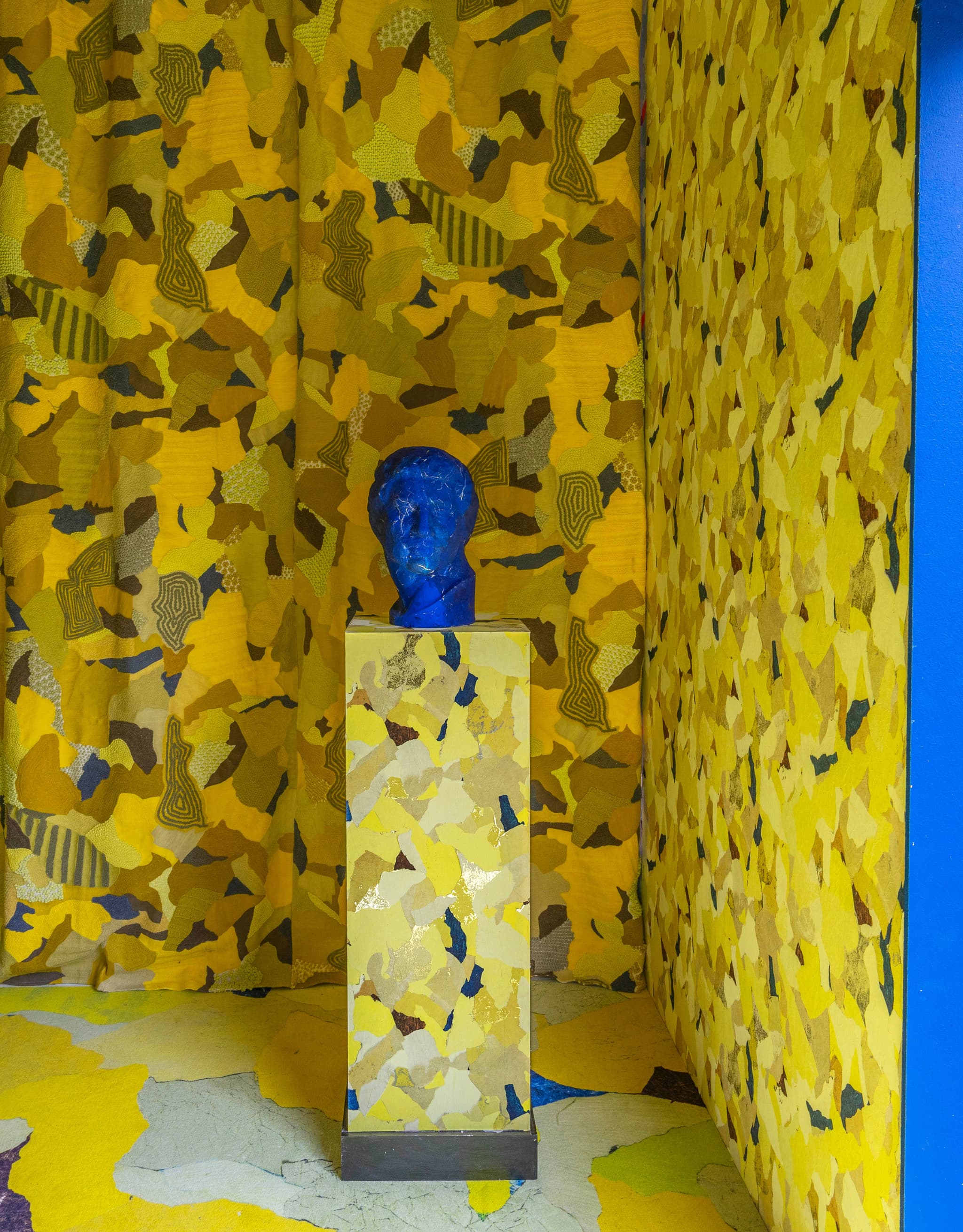 The wallpapers were created in collaboration with Pierre Frey (Photo by ©Sylvie Becquet)