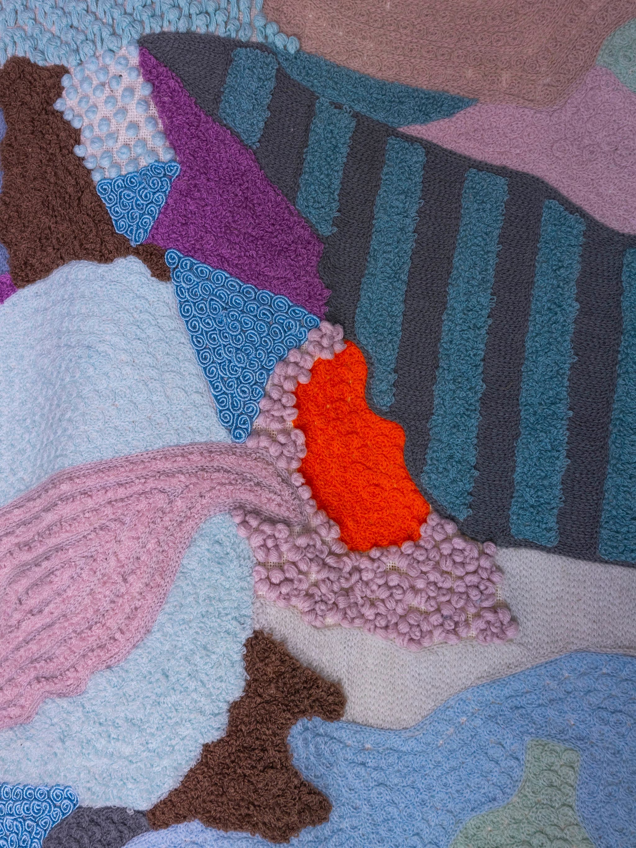 Closeup on the wallpaper of the Installation "Skin Concept" by Naoki Kawano (Photo credit: ©Sylvie Becquet)