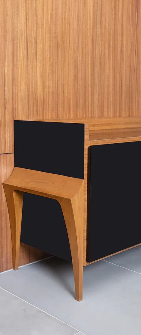 Wooden Table. Image Credits: Intent Made