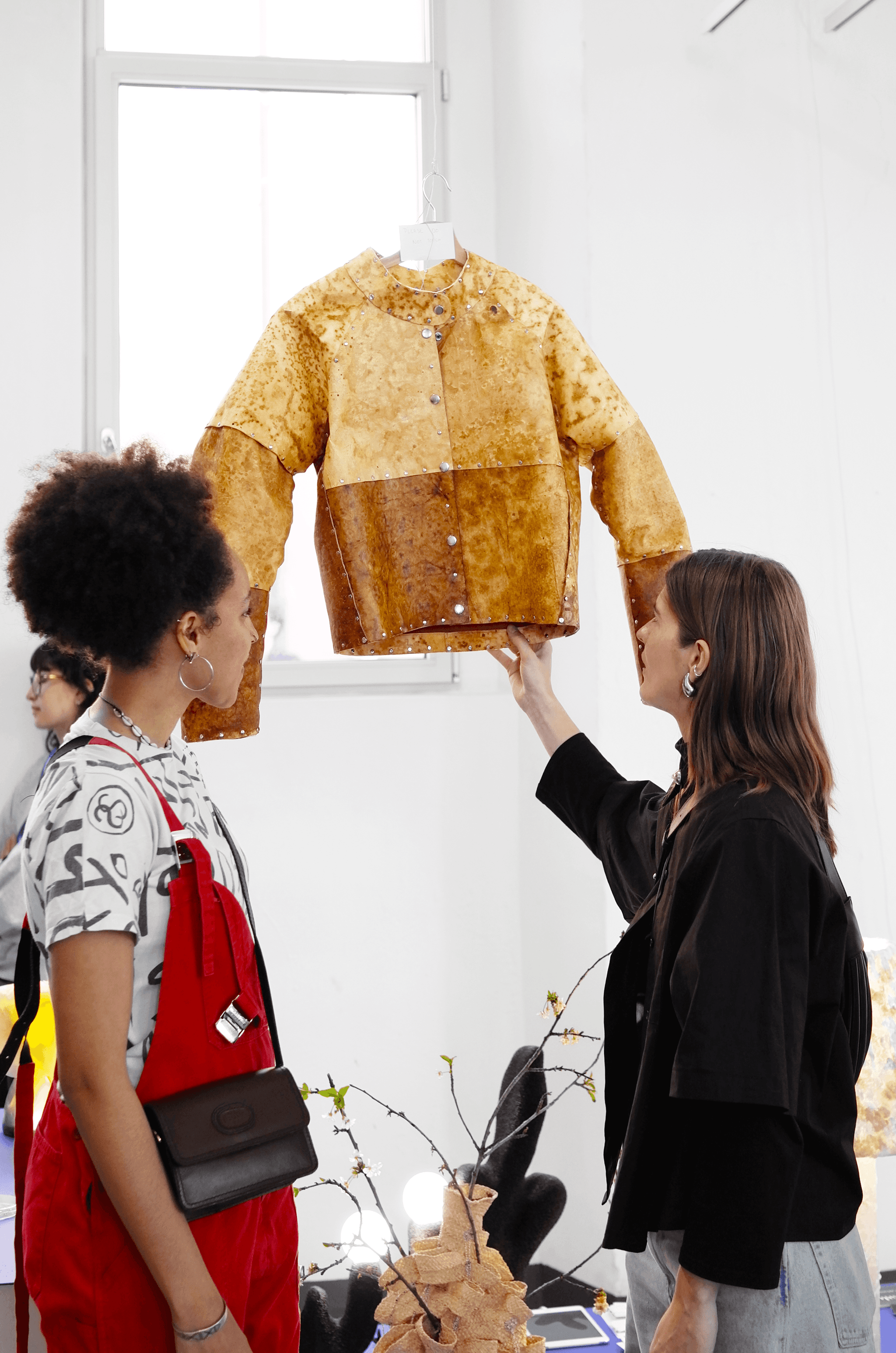 Designers Annah-Ololade Sangosanya and Anouk Verstuyft at Isola Design Festival during Milan Design Week 2025