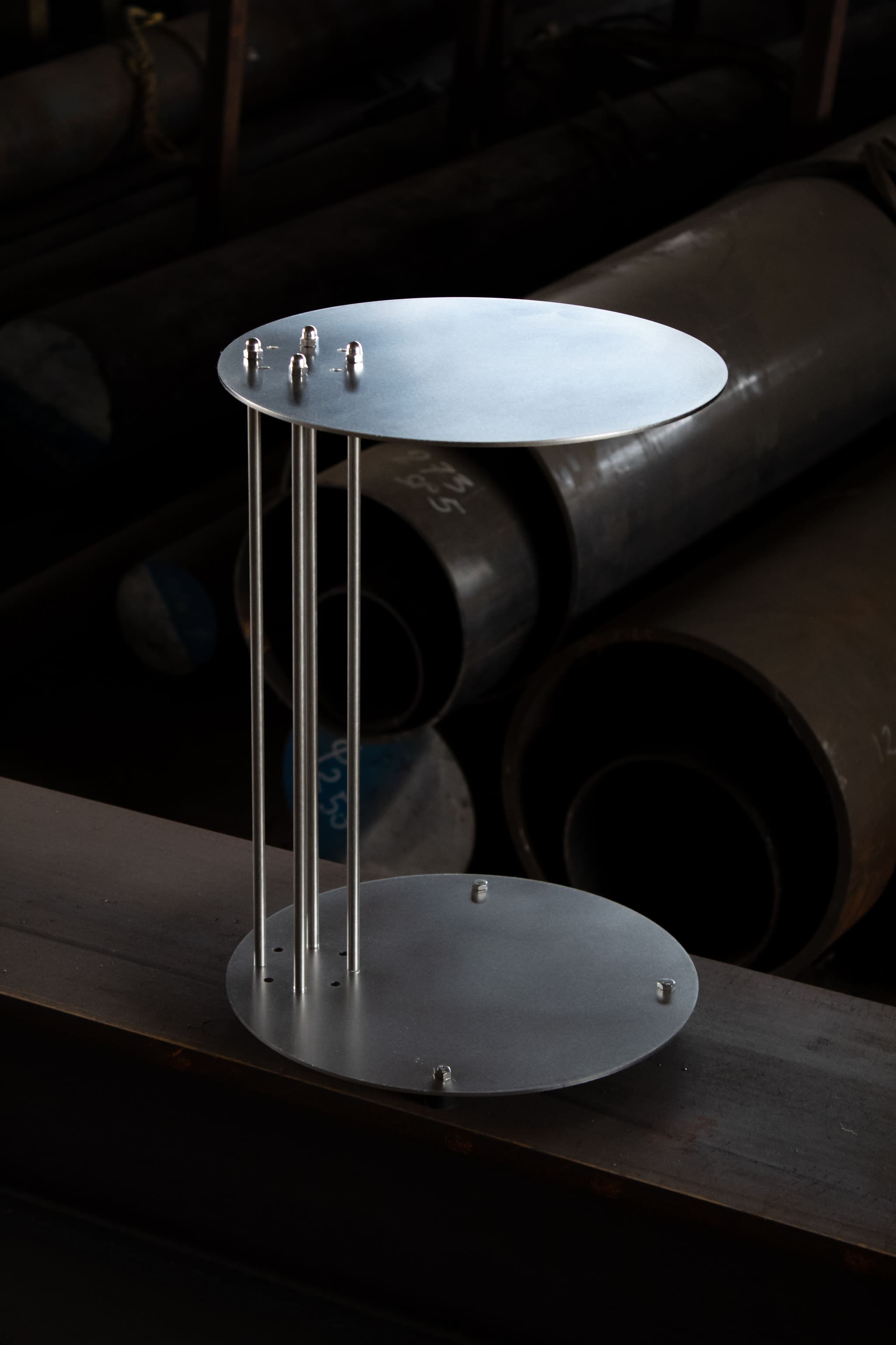 Lockwerk Side Table by Giorgio Bena