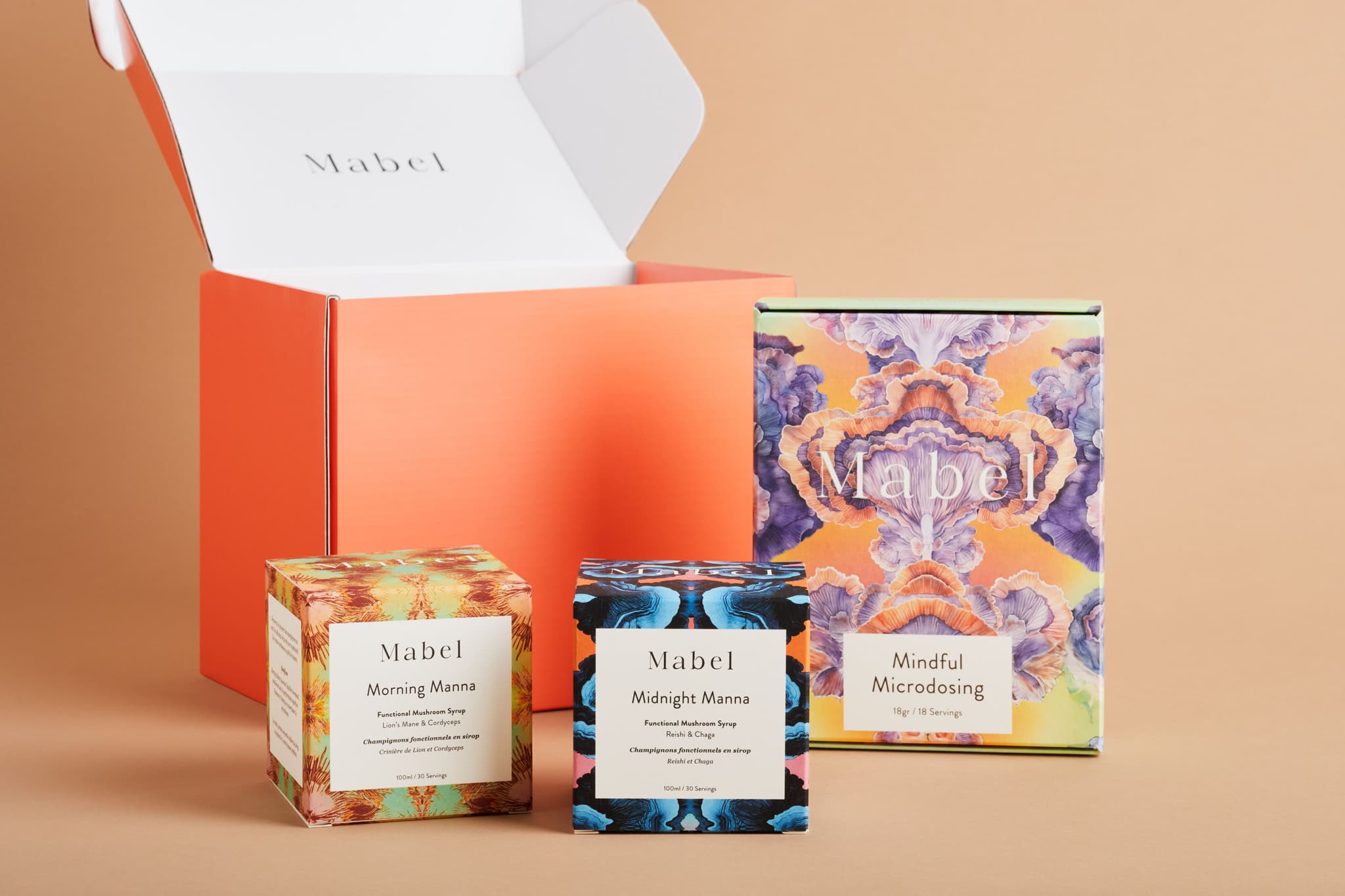 Mabel wellbeing set (Photo courtesy of Mabel)
