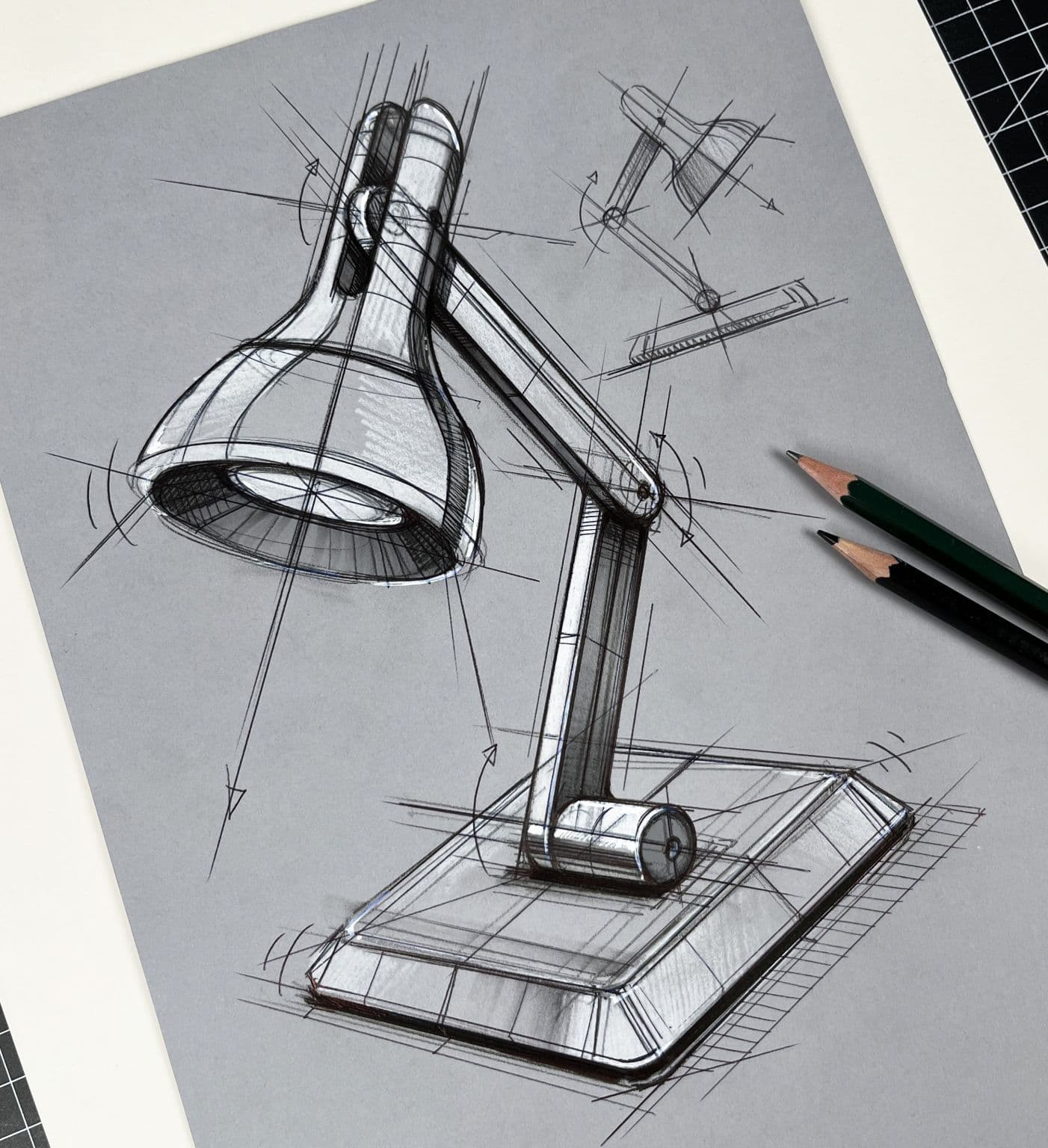 Marius' Design Sketching - Photo Credits: Marius Kindler