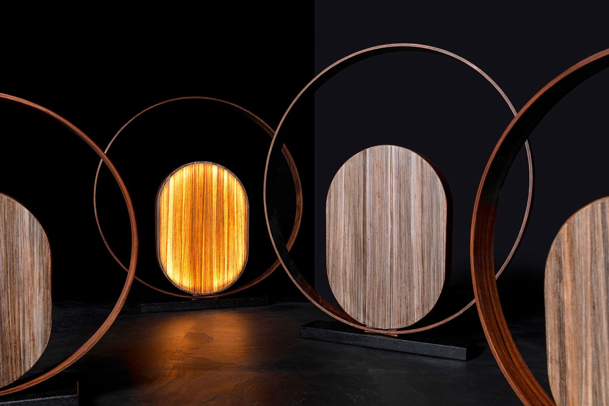 The Nuclée lamps by Dorian Étienne