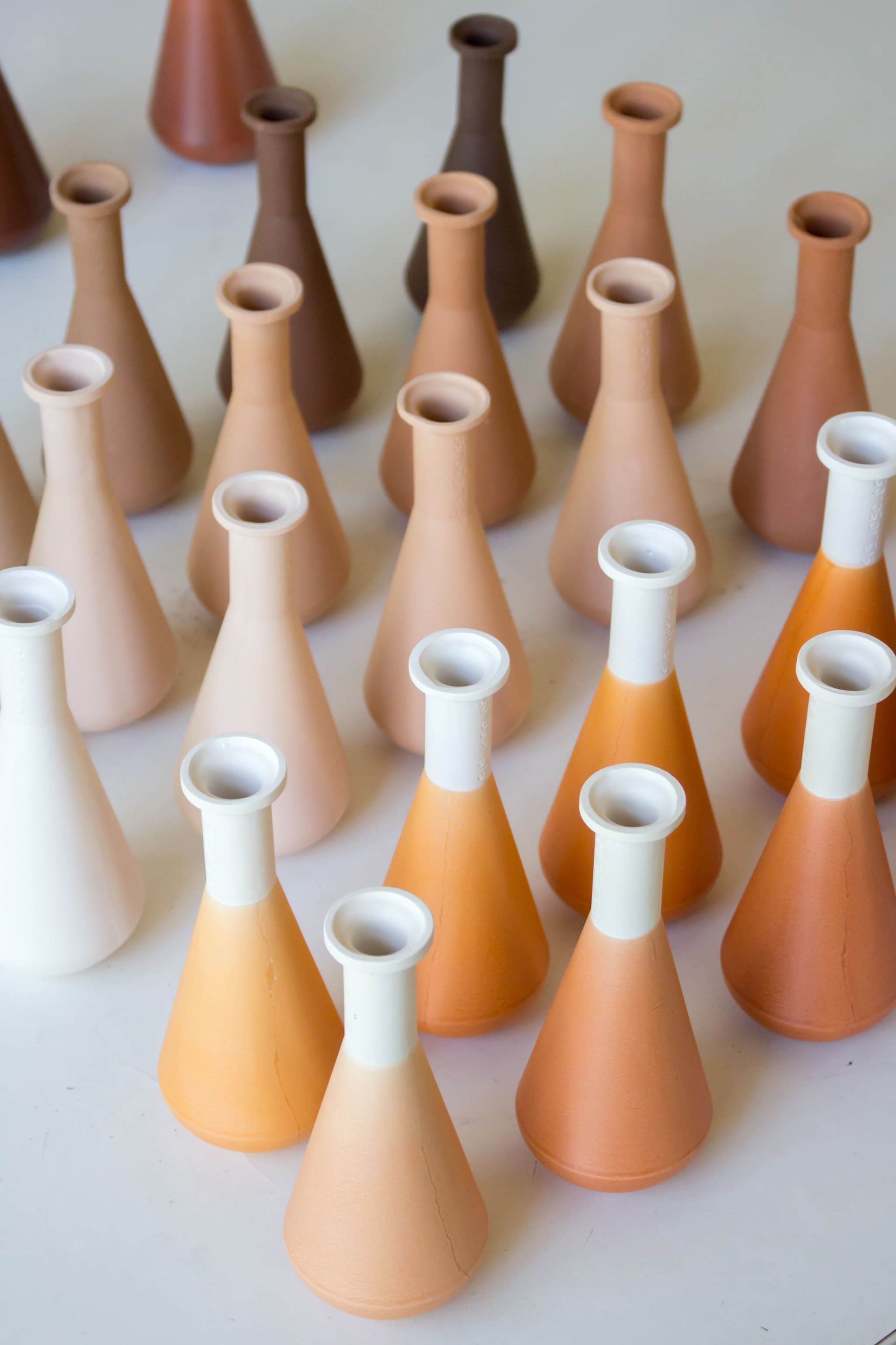 A few results of fired Nijmegen’s clay bodies (mixed or not) and Terra sigillata