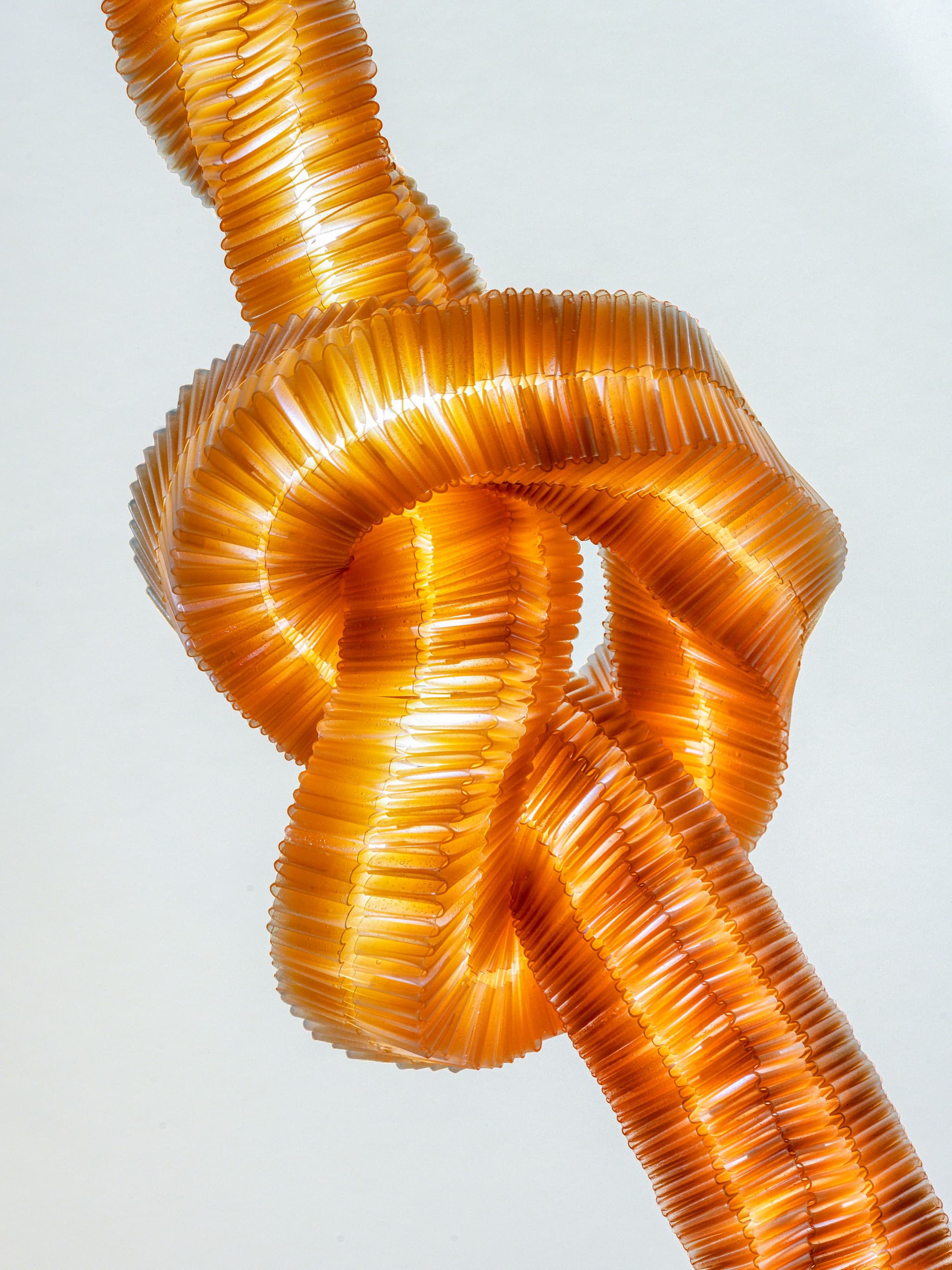 The lighting is made of 100% biodegradable material based on algae.