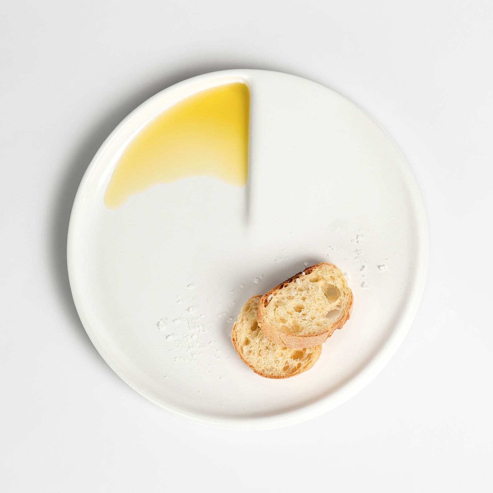 Pocopiano - a circular plate made of Caltagirone ceramic by Paolo Stefano Gentile