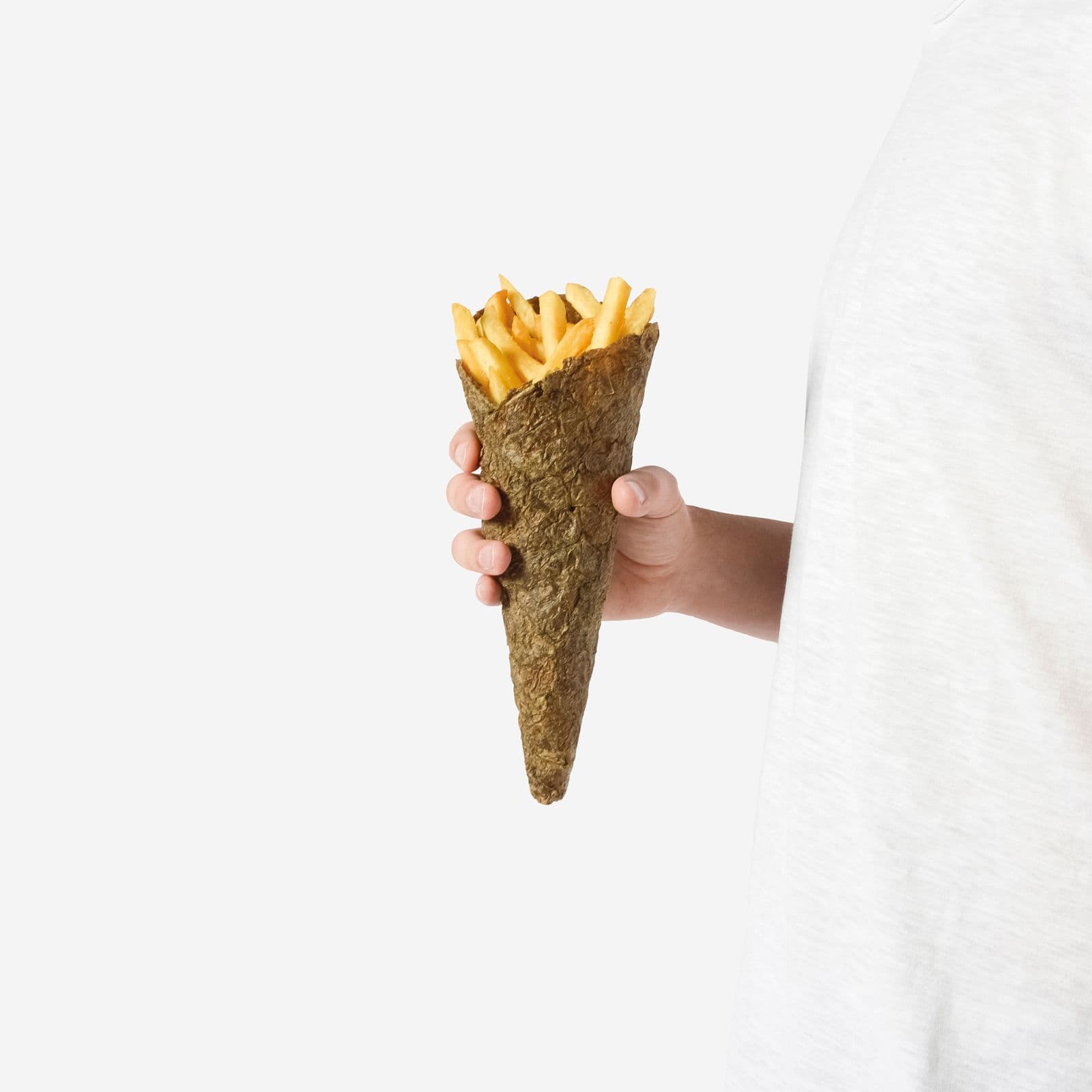 Peel Saver - Ecological fries packaging by Paolo Stefano Gentile