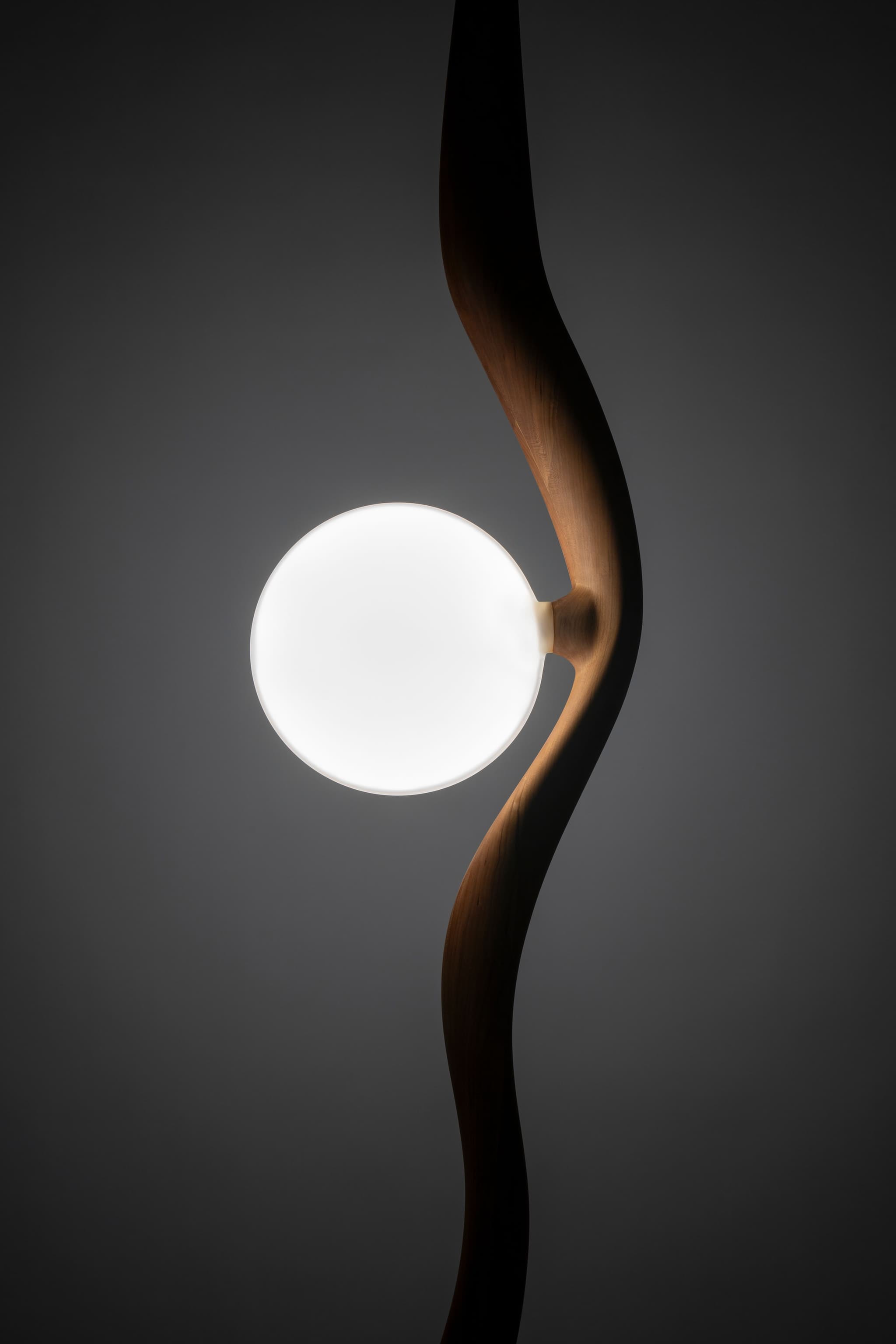 "Moonshadow" Lamp by Yiting (Erin) Hou (Photo credit: @Yiting (Erin) Hou)