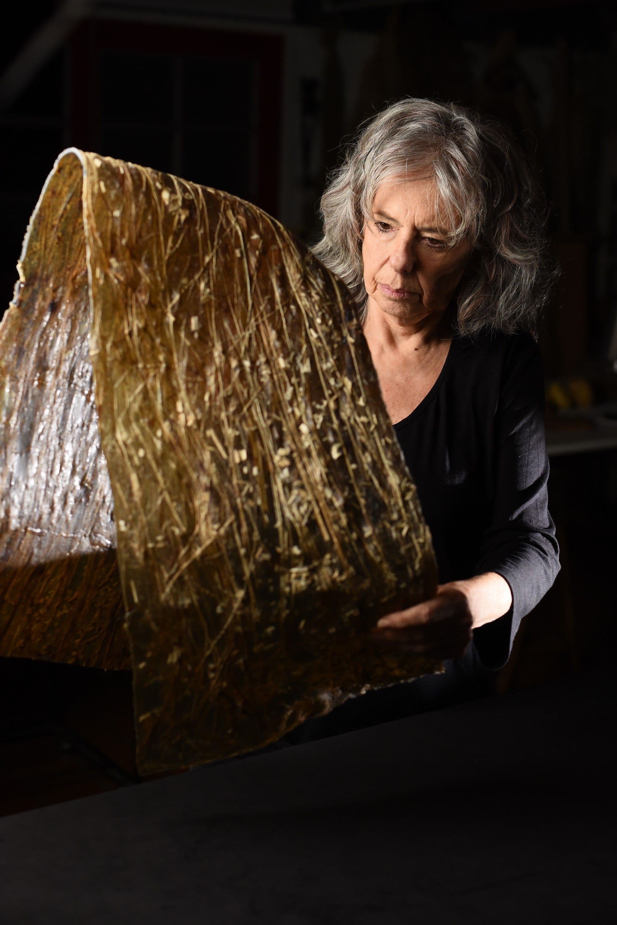 Laura Messing with her creations