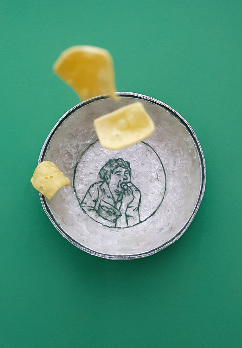 Alara's crisp packets become durable, food-safe serving bowls.