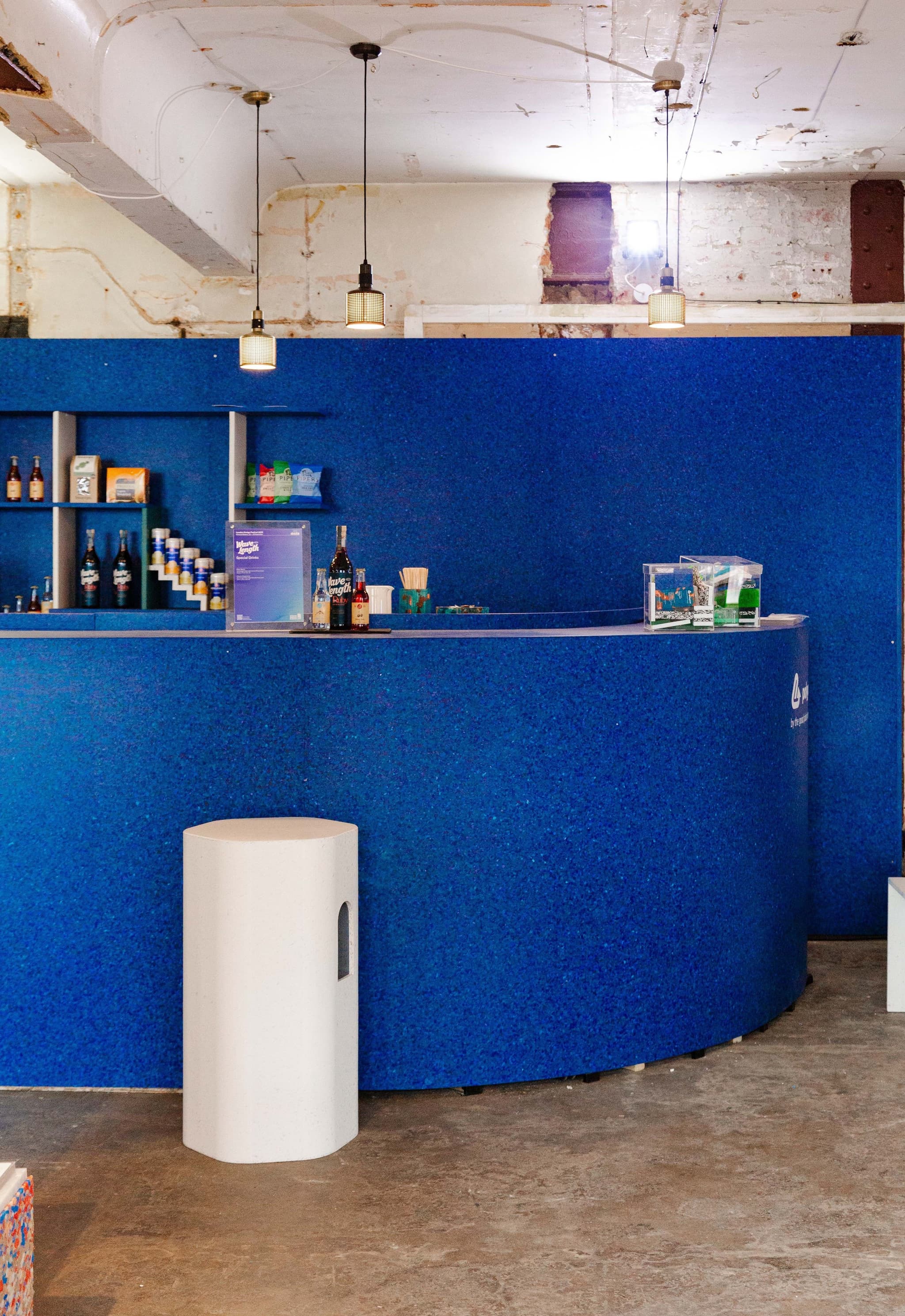 "Blue Metropolis" bar by IAMMI Studio (Credit photo: Anwyn Howarth)