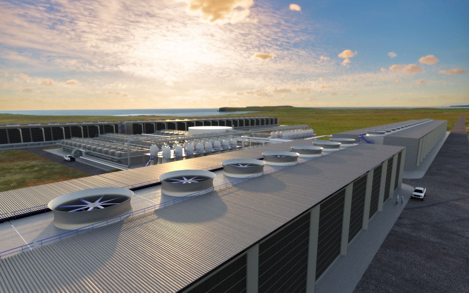 Direct Air Carbon Technology (Photo courtesy of Carbon Engeenering)