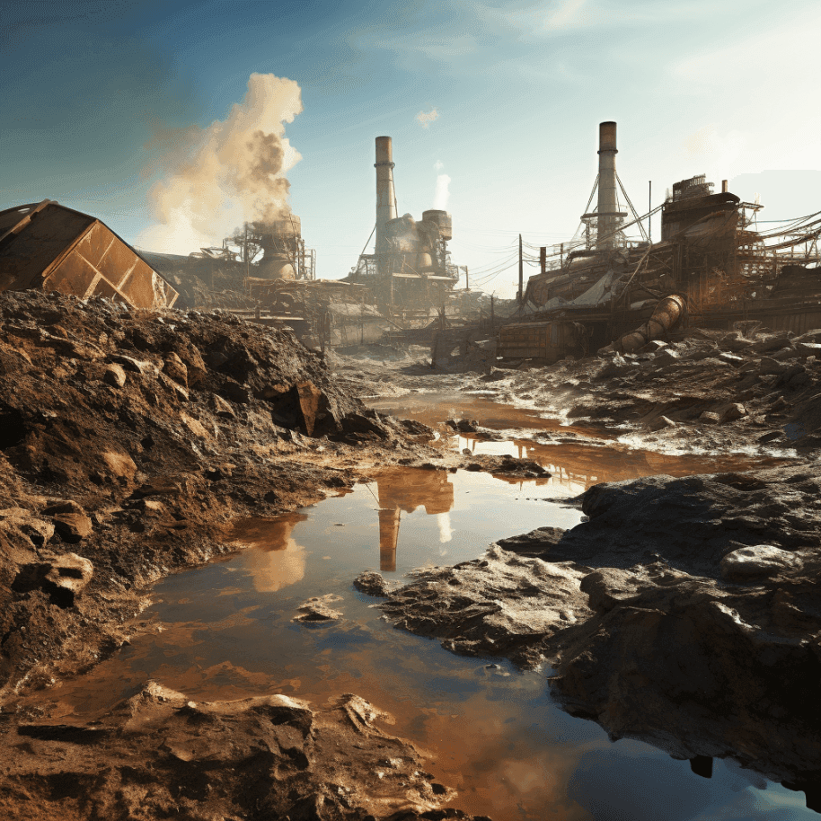 The linear economic model generates a vast amount of waste and pollution.