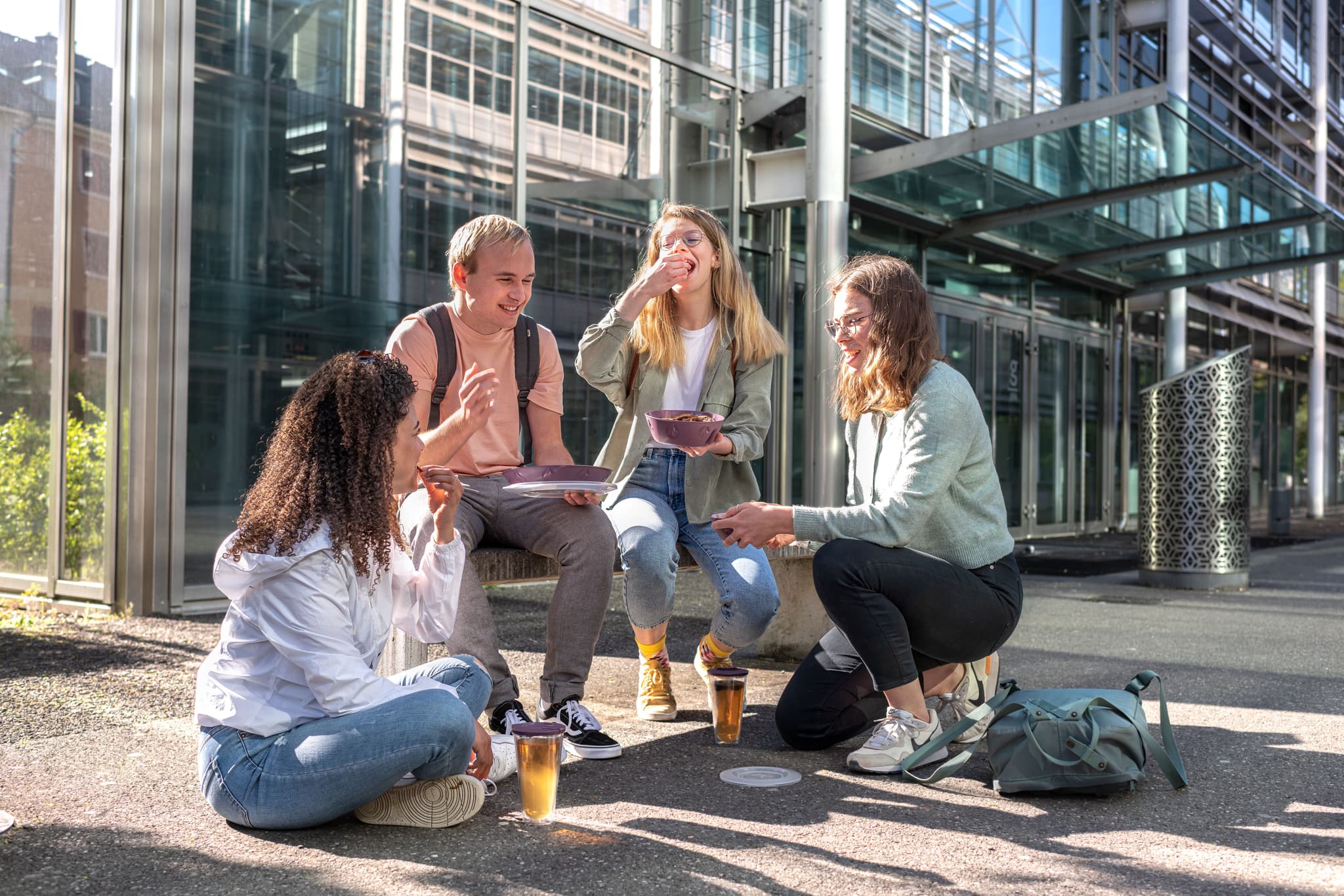 reCIRCLE's containers used at school
