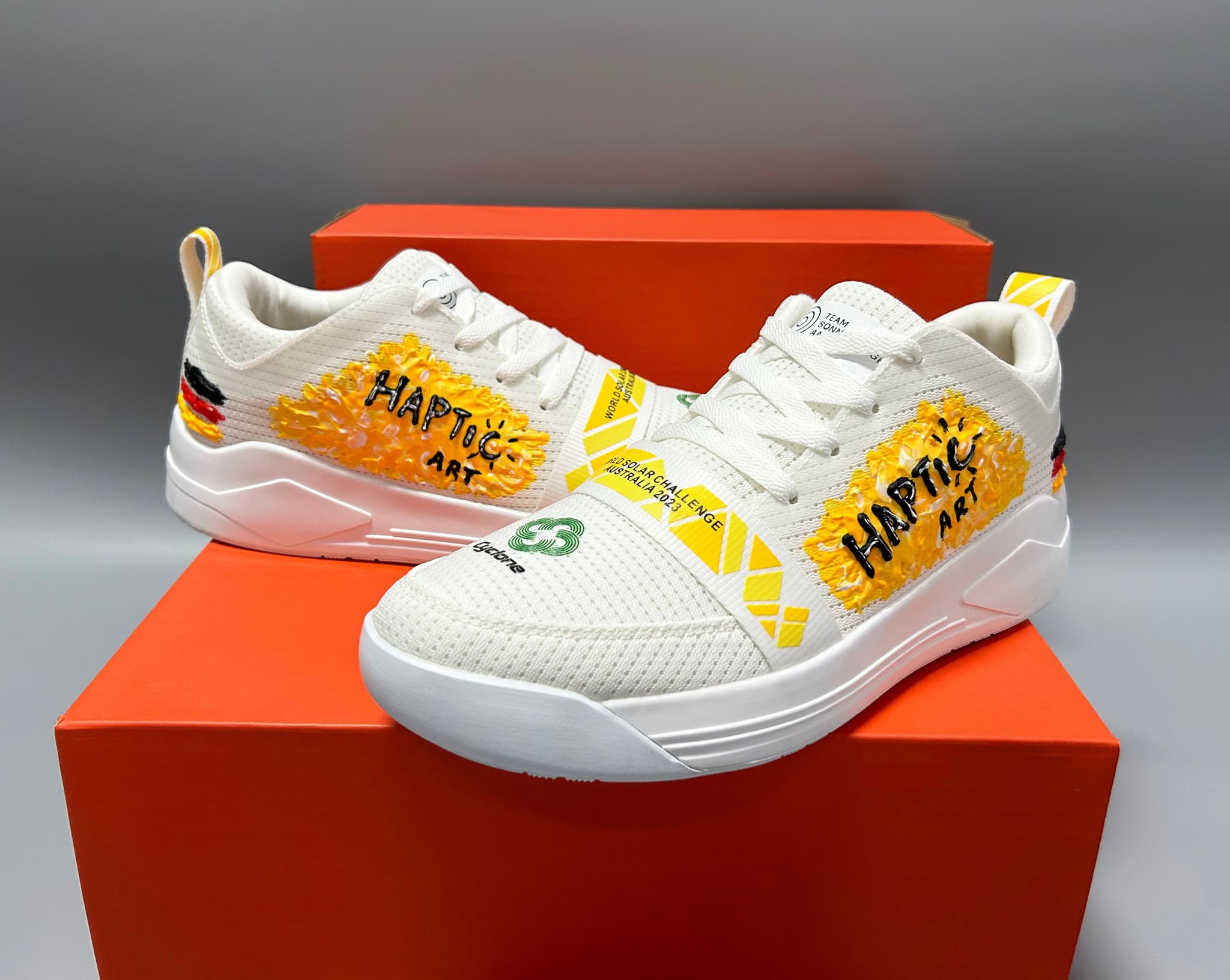 HAPTIC's thixotropic properties enable precise, precise printing for athletic footwear performance (Photo credit: @HAPTIC)