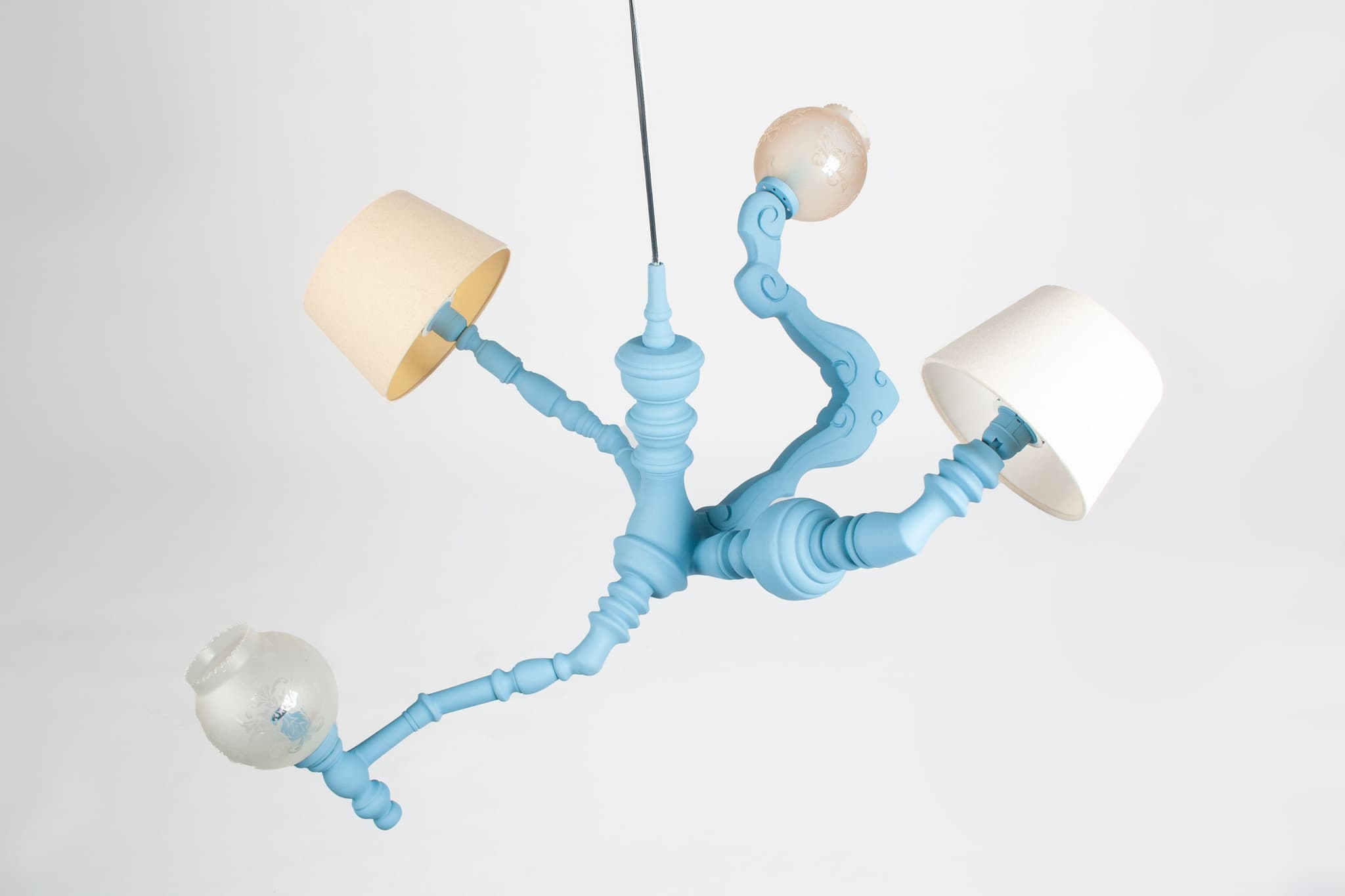 Turned Chandelier #1 in The "Second Chance" Collection (Photo credit: @Tijn van Orsouw)