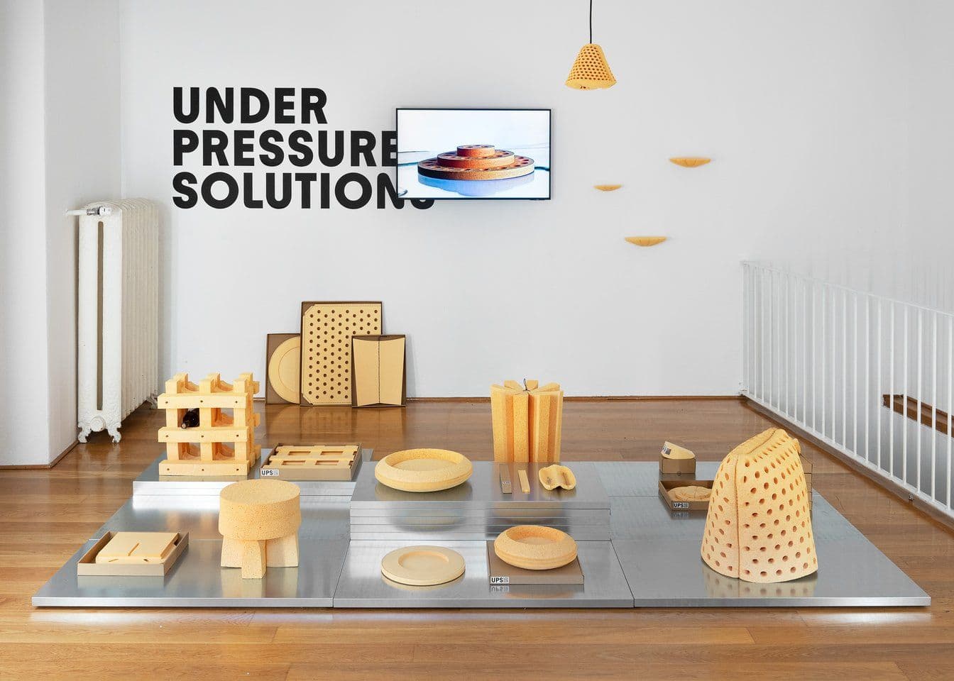 ECAL’s exhibition "Under Pressure Solutions” at Milan Design Week 2024 (Photo by ECAL)