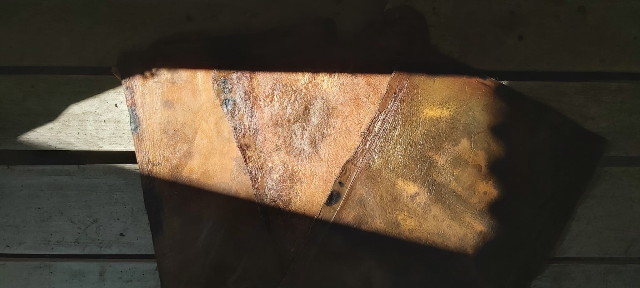 HER’s “leather” is water-resistant without using hazardous chemicals